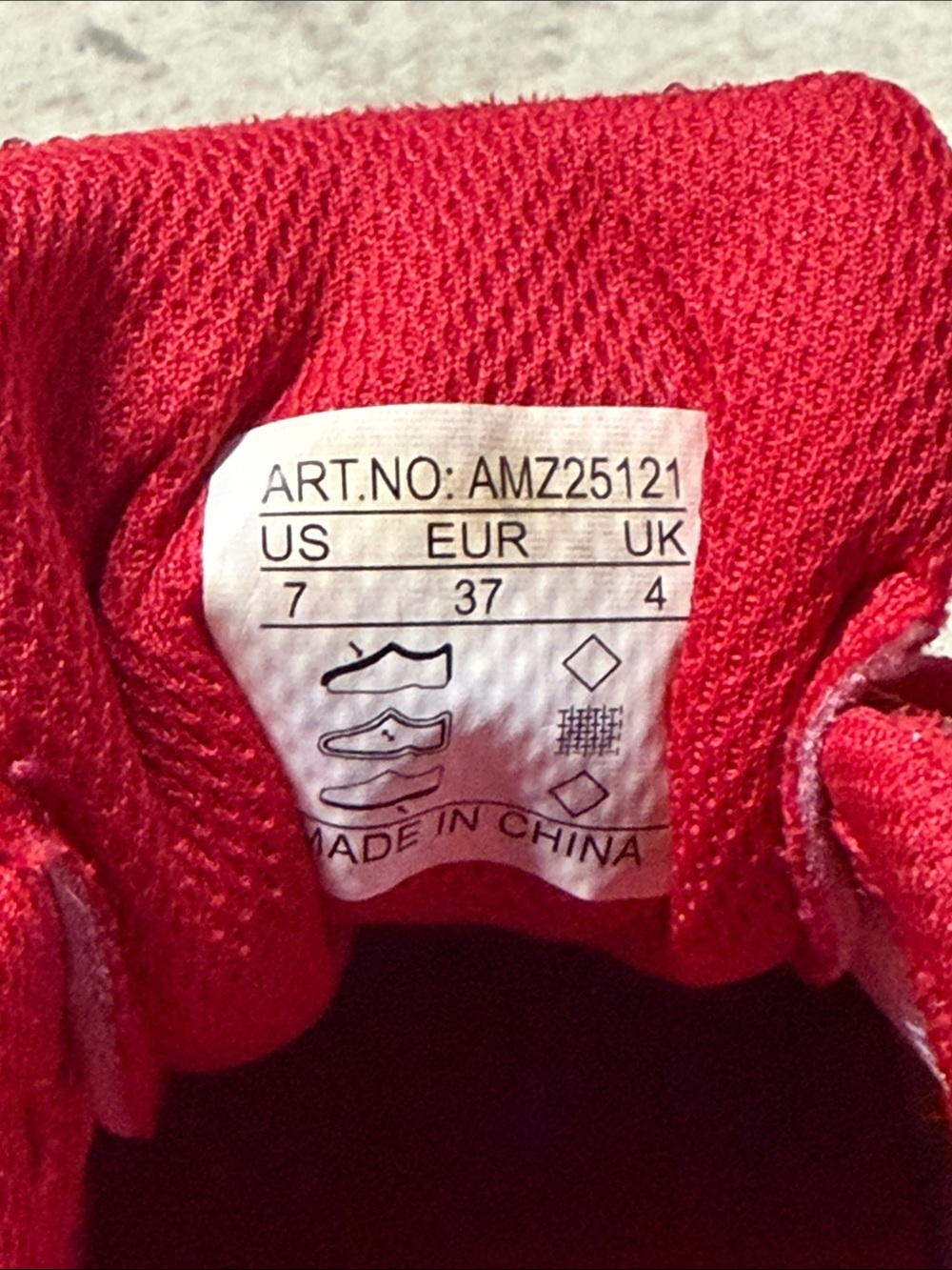 Red Rhinestone Platform Sneakers Women’s 7 - Picture 12 of 16